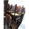 Image 3 : 88-Mahogany Padded Dining Chairs - 88 X $