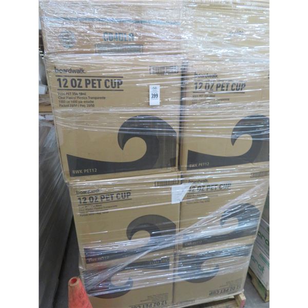 Food Containers, Cups and Asst. Supplies on Pallet