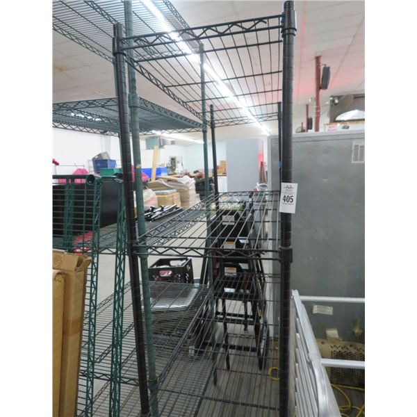 Black Wire 5 Shelf Storage Rack