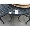 Image 2 : Cast Round Bistro Patio Table w/2 Chairs