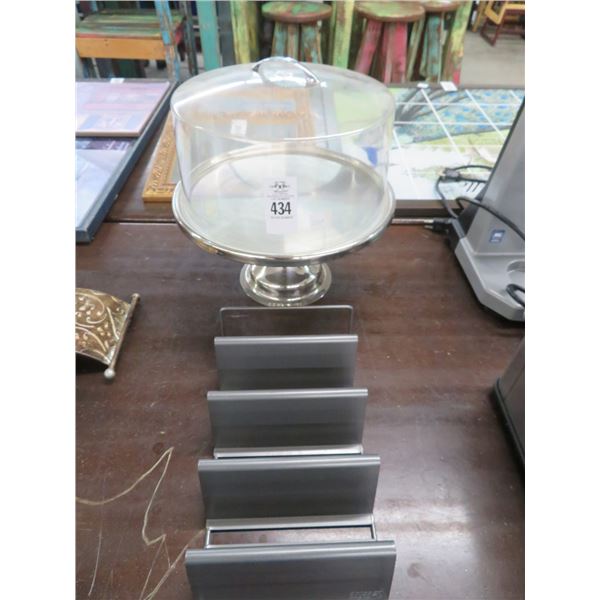 Tortilla Rack, Lidded Cake Stand