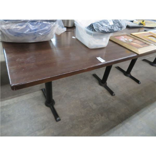 8-Double Pedestal 6 Top Dining Tables - 8 X $