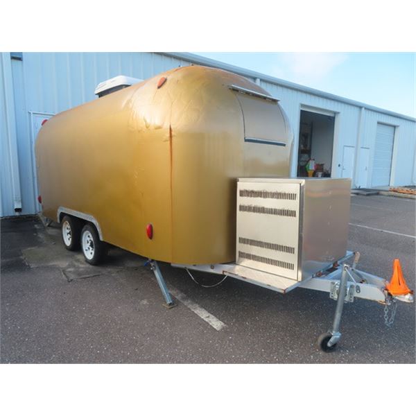 16’ Tandan Axle Airstream Concession Trailer ** Home Made No Title Just need Weight Cert to Register