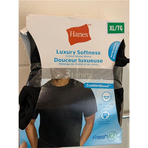 Hanes luxury softness XL mens t-shirts, pack of 3