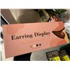 Image 2 : Earring Display Stand wood base NEW in Box