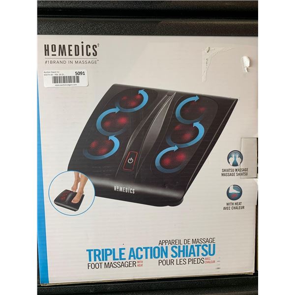 Homedics Triple Action Shiatsu Foot Massager