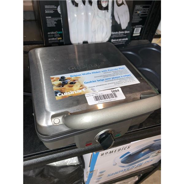 Cuisinart Belgian Waffle maker with pancake griddle