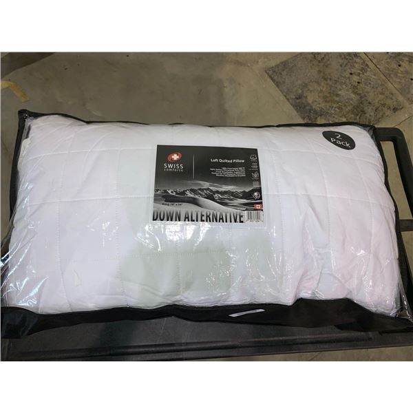 Swiss Comforts Loft Quilted Down Alternative Pillow King Size