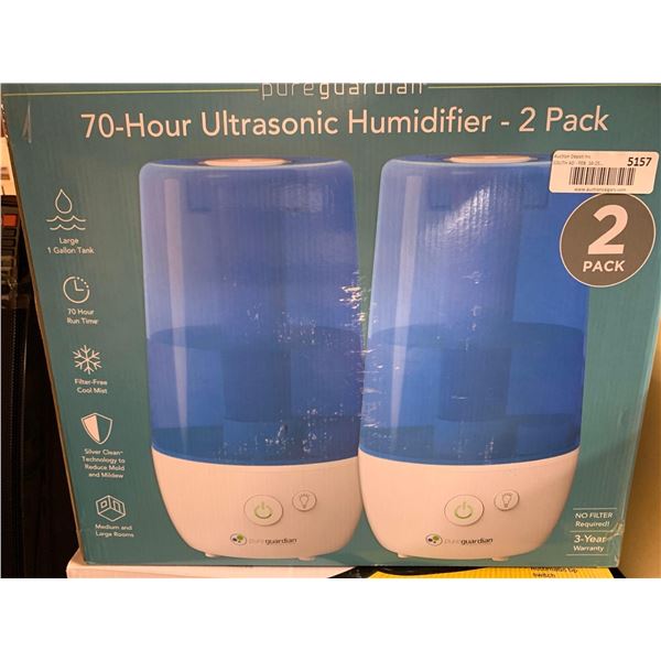 Pure Guardian Ultrasonic Humidifier 2 pack