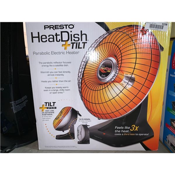 Presto Heat Dish parabolic tilting Space Heater