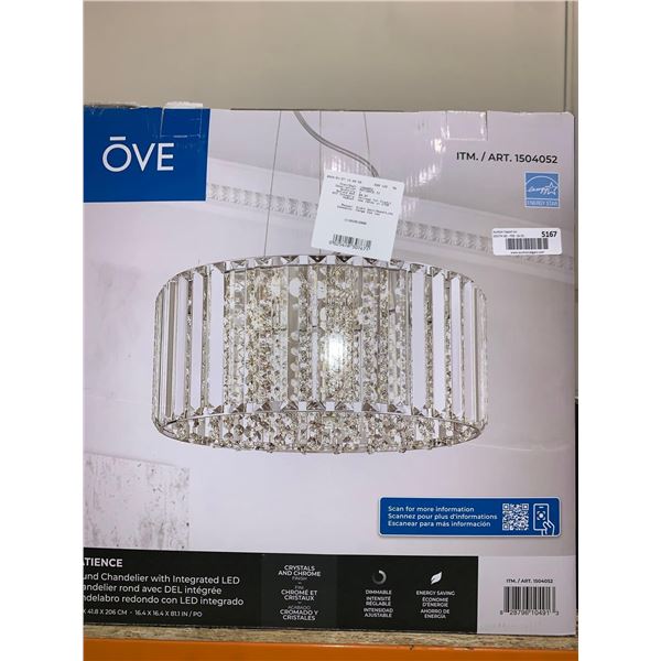 Ove Patience LED Crystal Chandelier