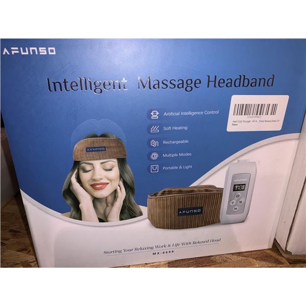 Afunso Intelligent Massage Headband with controls