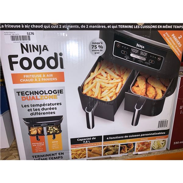 Ninja Foodie Dual Zone 7.6L Air Fryer Oven