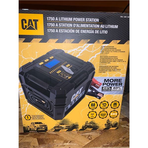 CAT 1750 A Lithium Power Station battery pack/charger/booster/compressor