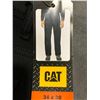 Image 2 : CAT Mens Work Pants Fleece Lined 34x30