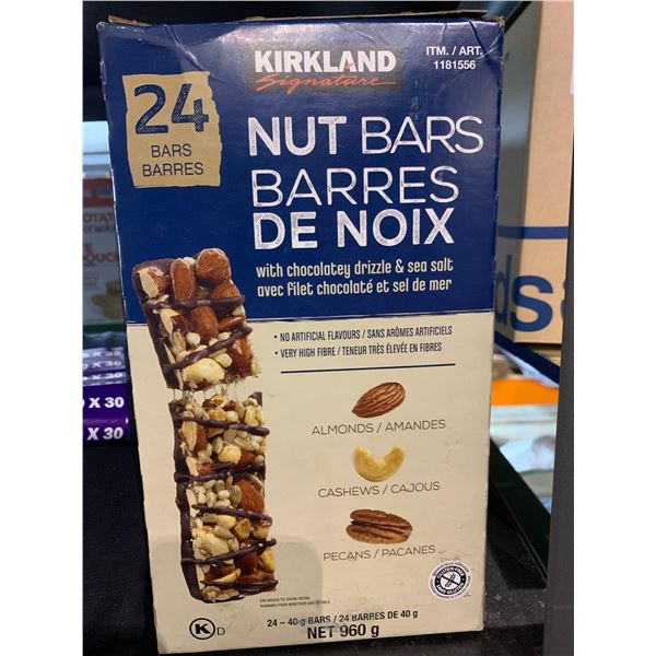 Kirkland Nut Bars assorted 24 count 960g