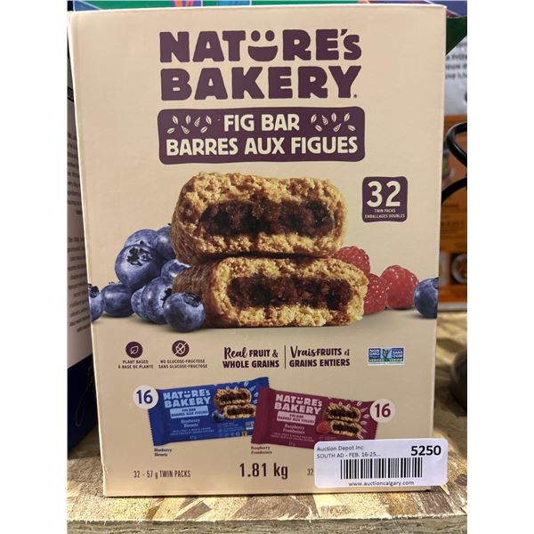 Natures Bakery Fig Bars 1.81 KG Box