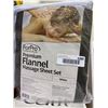 Image 1 : Forpro Premium Flannel Massage Sheet Set White