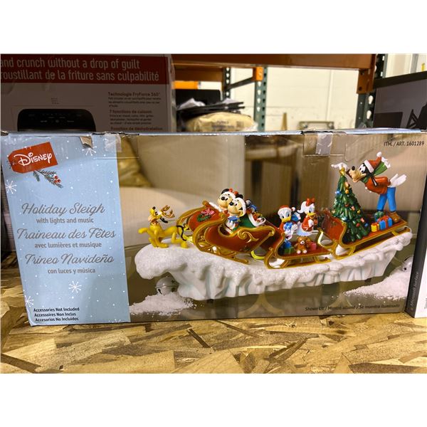 Disney Holiday Sleigh with light and music