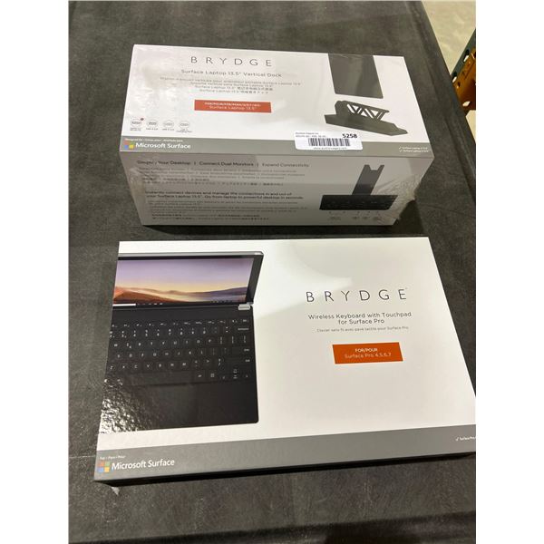 Brydge Wireless Keyboard and docking station ( 2 pce) for Microsoft Surface Pro