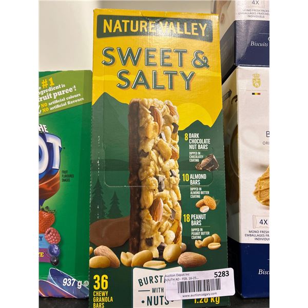 Nature Valley Sweet & Salty 36 count granola bars 1.26KG