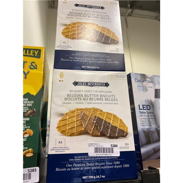Jules Destrooper Belgian Butter bisquits 2 x 700g