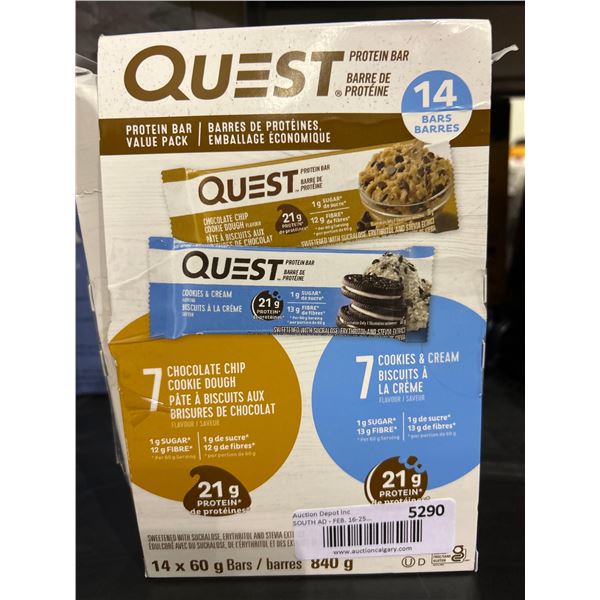 Quest Protein Bars Multi Pack 14 x 60g