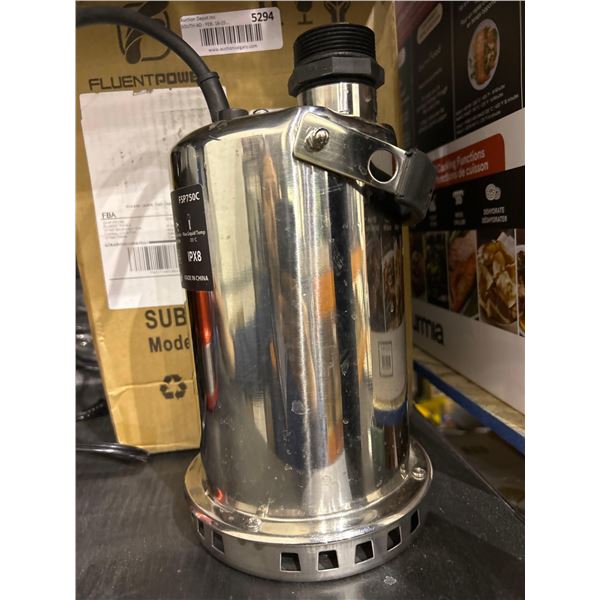 Fluent Power HD Chrome Submersible Pump