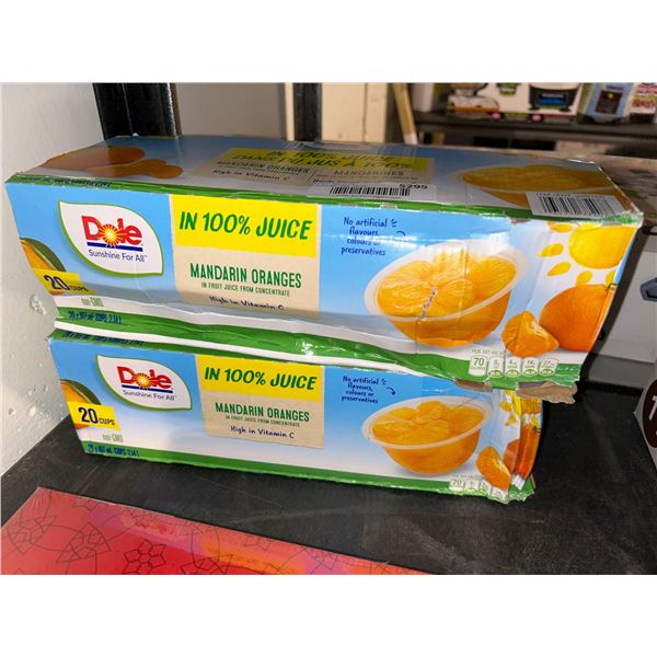 Dole Mandarin Oranges 20 x 107ml LOT of 2