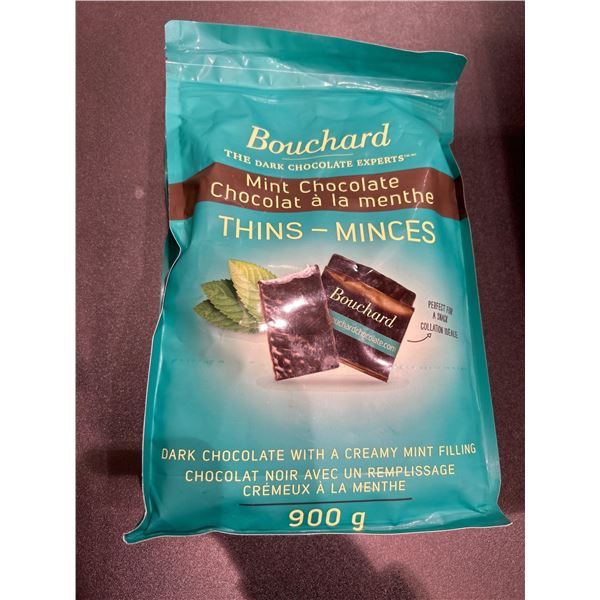 Bouchard Mint Dark chocolate mini Thins 900g