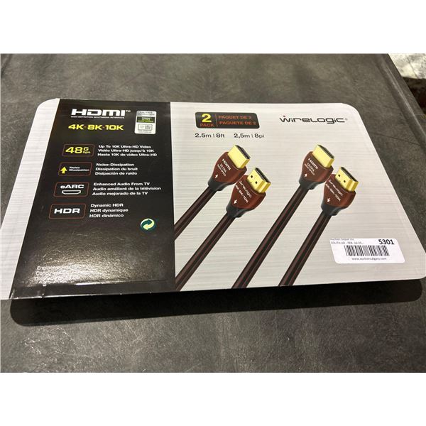 Wirelogic HDMI Media Wires Lot of 2