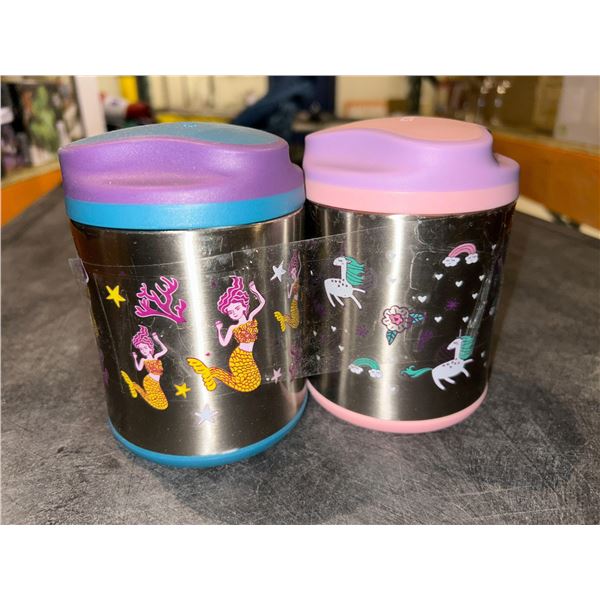 Contigo Mermaid Lunch Thermos containers Lot of 2