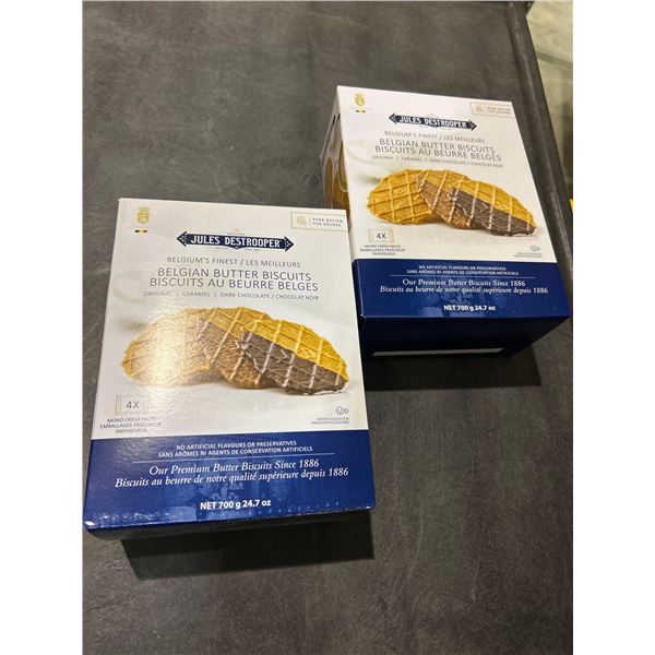Jules Destrooper Belgian butter biscuits 2x700g