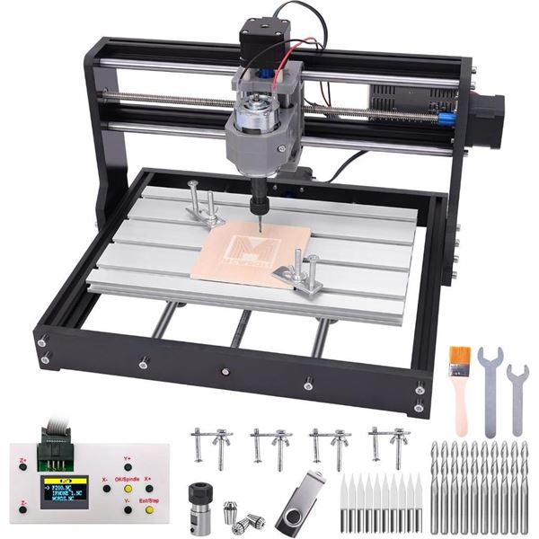 CNC 3018-PRO Router Kit GRBL Control 3 Axis Plastic Acrylic PCB PVC Wood Carving Milling Engraving M