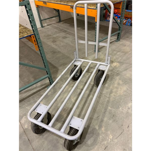 4 wheel dolly with soft rubber wheels