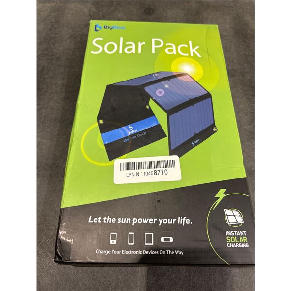 Solar pack folding portable solar charging panel