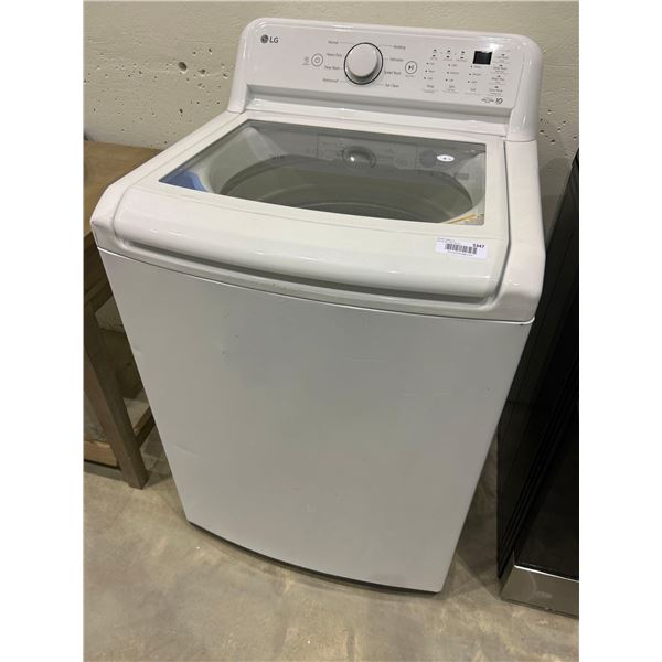 LG top loading washing machine