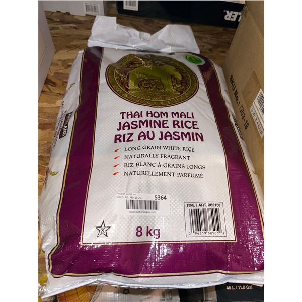 Kirkland long grain white jasmine rice 8kg