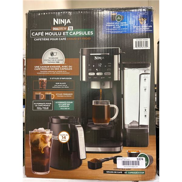 NINJA - DUAL BREW COFFEE MAKER.
