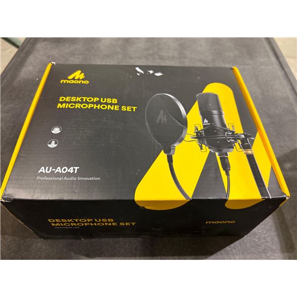 MAONO -  DESKTOP UBS MICROPHONE SET.