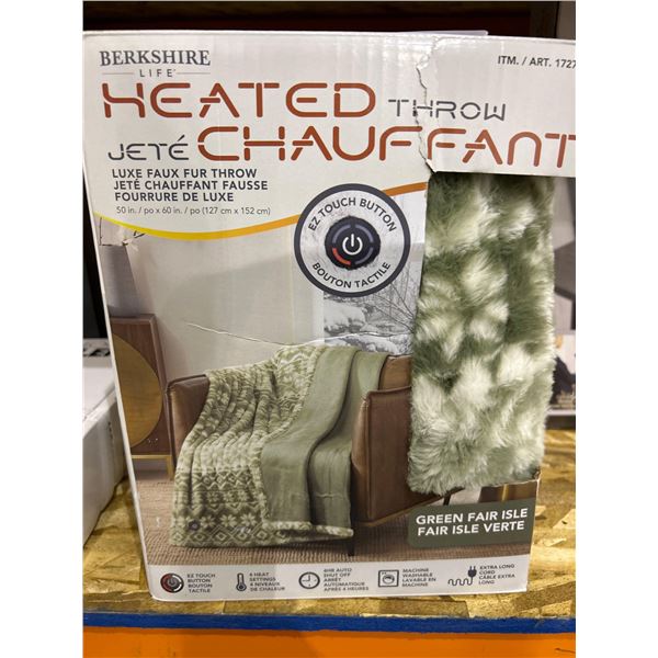 BERKSHIRE LIFE -  HEATED THROW