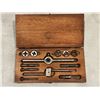 Image 2 : ANTIQUE WOOD CASED TAP SET AND BALL PEEN HAMMERS, ETC