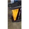 Image 2 : NEW GLOBE PODUCTS HIGH SECURITY JANITOR CART WITH KEYS