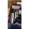 Image 2 : BOX OF ASSORTED ELECTRONICS, DVDS ETC