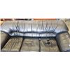 Image 2 : BLACK LEATHER SOFA