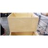 Image 2 : 7 WOOD STORAGE BINS, 18 INCH X 14 INCH X 10.5 INCH DEEP