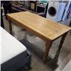 Image 2 : SOLID PINE DINING TABLE