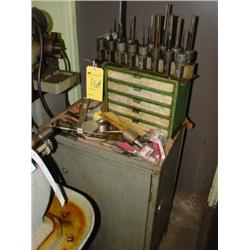 LOT - CABINET W/ ASSORTED CONTENTS