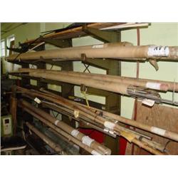 LOT - CANTLEVER RACK W/ CONTENTS