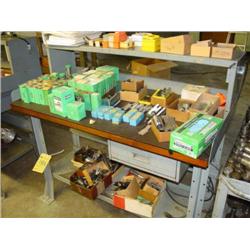 LOT - TABLE W/ ASSORTED TOOLING